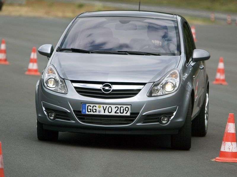 Opel Corsa D hatchback 3 drzwiowy 1,2 mln ton (2006 2010)