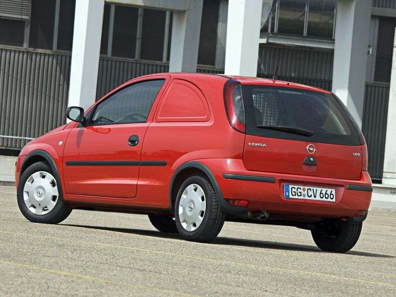 Opel Corsa C [restyled] VAN van 1.7 CDTI MT (2003–2006)