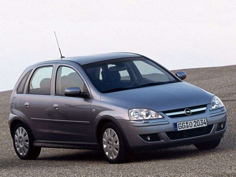 Opel Corsa C [zmiana stylizacji] hatchback 5 drzwiowy. 1.0 Easytronic (2003 2006)
