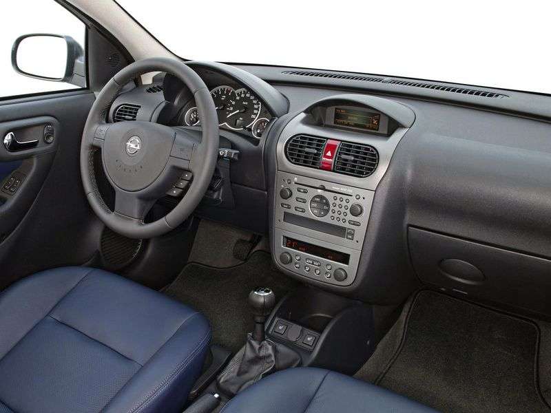 Opel Corsa C [zmiana stylizacji] hatchback 5 drzwiowy. 1,2 mln ton (2003 2004)