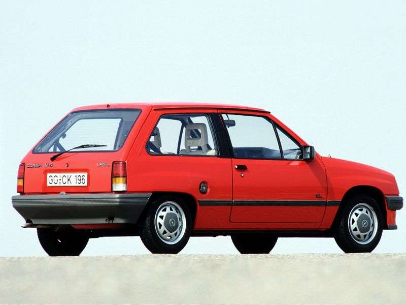 Opel Corsa Achatchback 1.5 D MT (1987–1989)