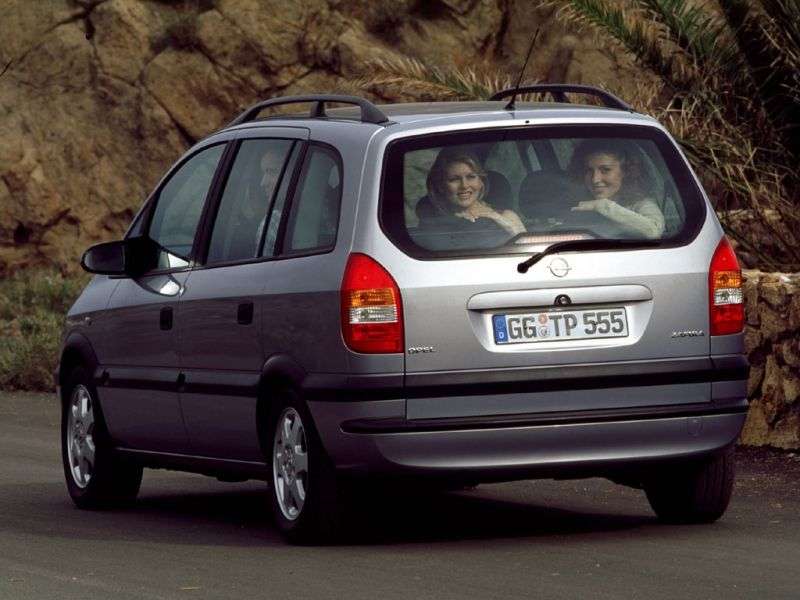 Opel Zafira Aminivan 5 bit 1.8 AT (1999–2000)
