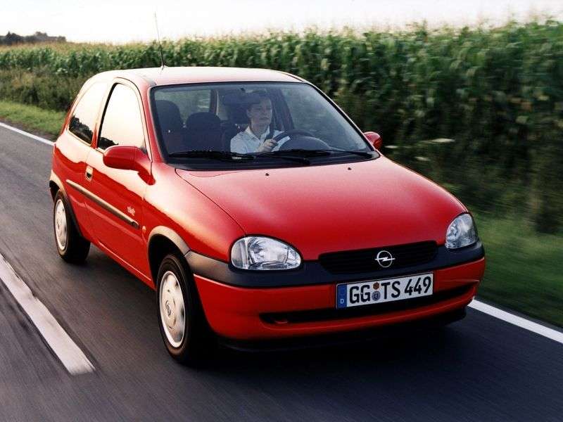 Opel Corsa B [zmiana stylizacji] hatchback 3 drzwiowy. 1.2i MT (1997 1998)