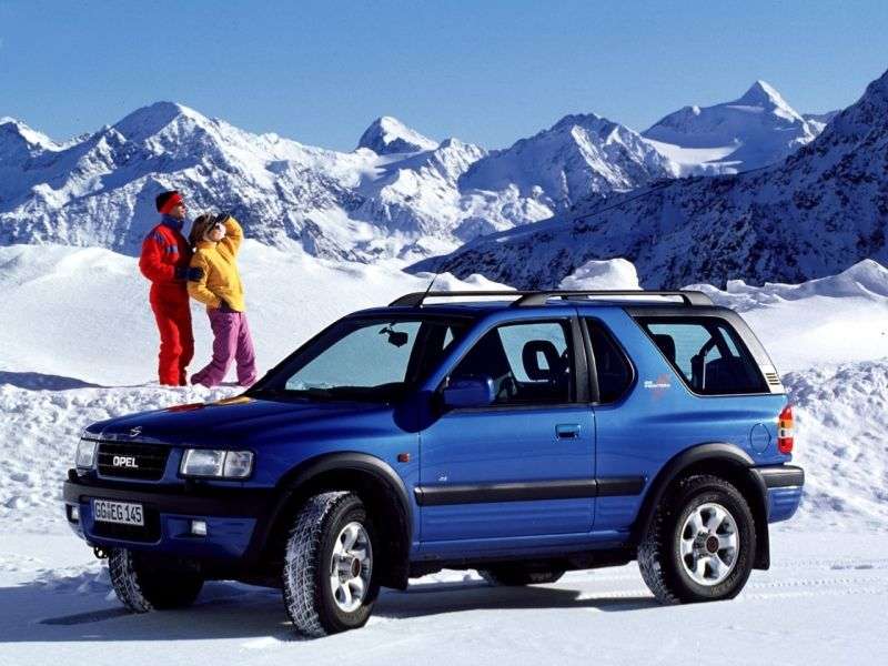 Opel Frontera BSport SUV 3 drzwiowy 2,5 TD MT (1998 2000)