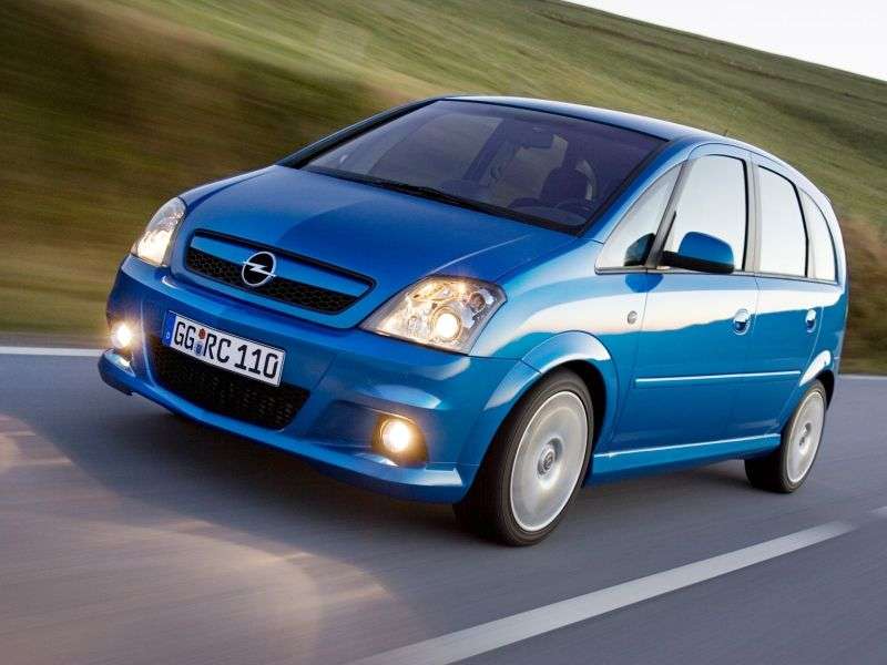 Opel Meriva 1st generation [restyled] OPC minivan 5 dv. 1.6 Turbo MT (2004–2010)