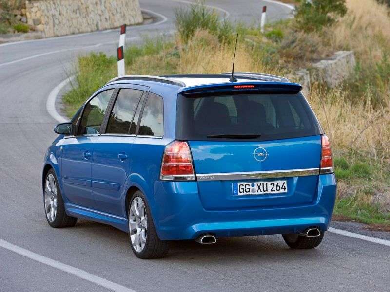 Opel Zafira BOPC 5 door minivan 2.0T MT (2005–2010)