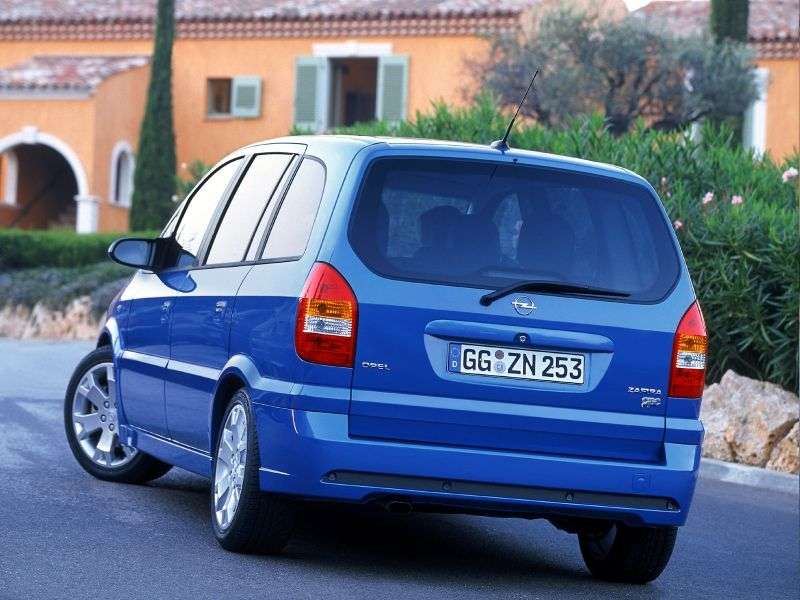Opel Zafira A [zmiana stylizacji] OPC minivan 5 drzwiowy. 2.0 Turbo MT (2003 2004)