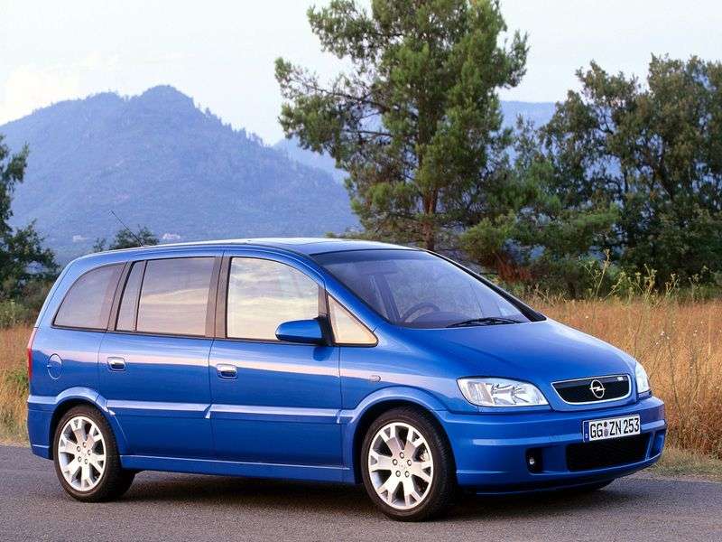 Opel Zafira AOPC minivan 5 drzwiowy 2.0 Turbo MT (2000 2003)