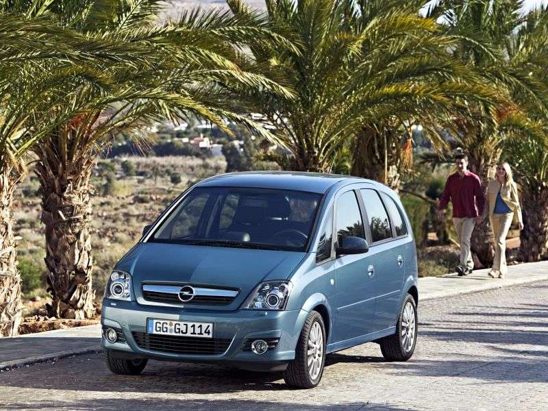 Opel Meriva 1st generation [restyled] minivan 5 dv. 1.4 LPG MT (2009–2010)