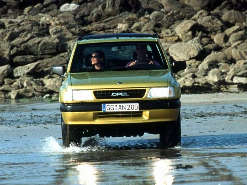 Opel Frontera ASport SUV 3 drzwiowy 2,5 TDS MT (1996 1998)