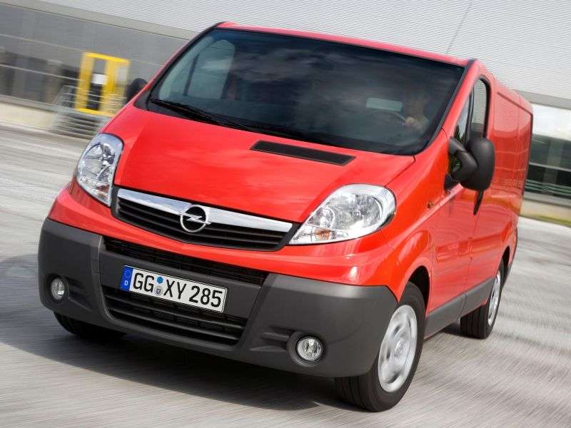 Opel Vivaro 1st generation [restyling] 4 door van. 2.5 CDTI L2H1 Easytronic (2006 – present)