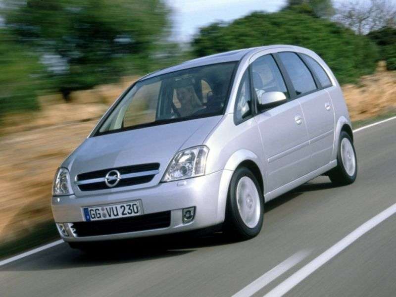 Opel Meriva 1st generation 1.4 MT minivan (2004–2005)