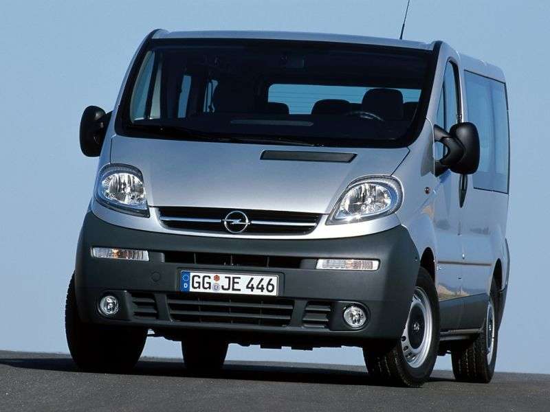 Opel Vivaro 1.generacji Minibus 1.9 CDTI MT L1H1 2700 (2002 2006)