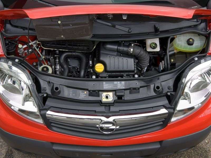 Opel Vivaro 1st generation [restyling] 4 door van. 2.0 CDTI L1H1 2900 Easytronic (2006 – present)