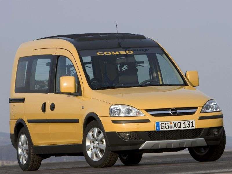Opel Combo C [zmiana stylizacji] Tour Tramp minivan 5 drzwiowy. 1,6 CNG MT (2005 2011)