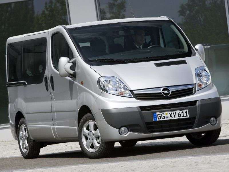 Opel Vivaro 1. generacja [zmiana stylizacji] Minibus 2.0 CDTI L1H1 2900 Easytronic (2006 obecnie)