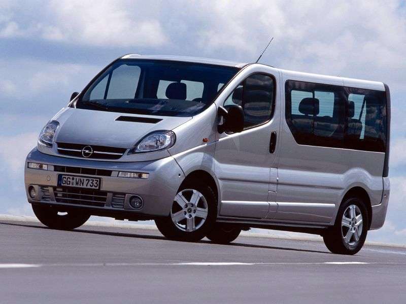 Opel Vivaro 1.generacji Minibus 1.9 CDTI MT L2H1 2900 (2002 2006)