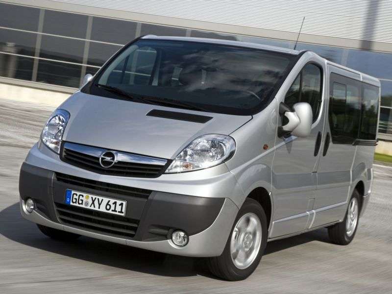 Opel Vivaro 1.generacja [zmiana stylizacji] Minibus 2.0 CDTI ecoFLEX L1H1 2900 MT (2006 obecnie)