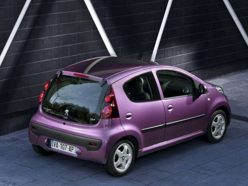 Peugeot 107 pierwszej generacji [druga zmiana stylizacji] hatchback 5 drzwiowy. 1.0 MT Active (2013) (2012 obecnie)