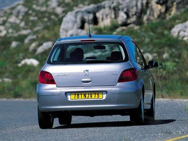 Peugeot 307 3 drzwiowy hatchback pierwszej generacji 2.0 HDi MT (2001 2004)
