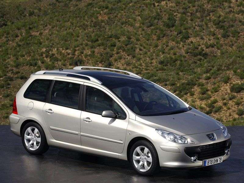 Peugeot 307 1.generacja [zmiana stylizacji] Estate 2.0 MT (2005 2008)