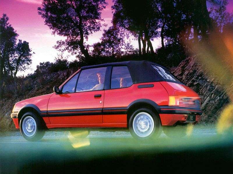 Peugeot 205 kabriolet pierwszej generacji 1.4 MT (1986 1994)