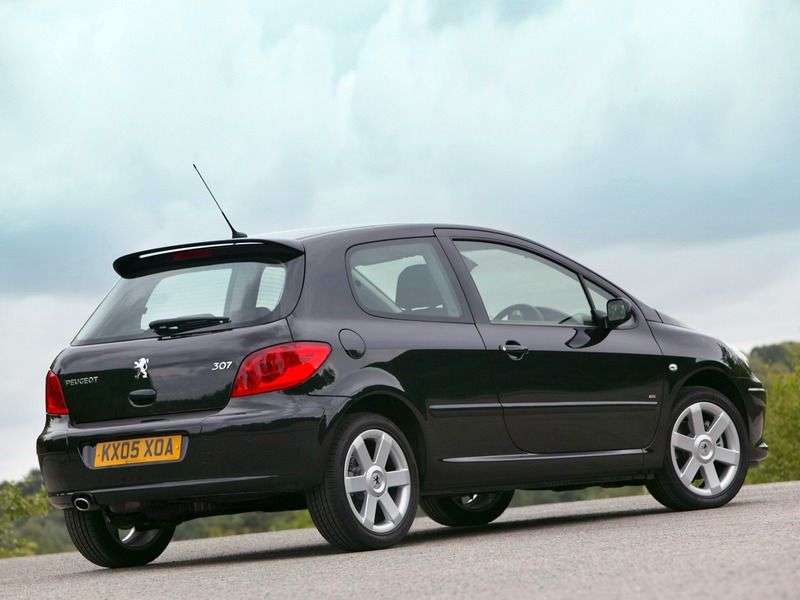 Peugeot 307 3 drzwiowy hatchback pierwszej generacji [zmiana stylizacji]. 2.0 AT (2005 2008)