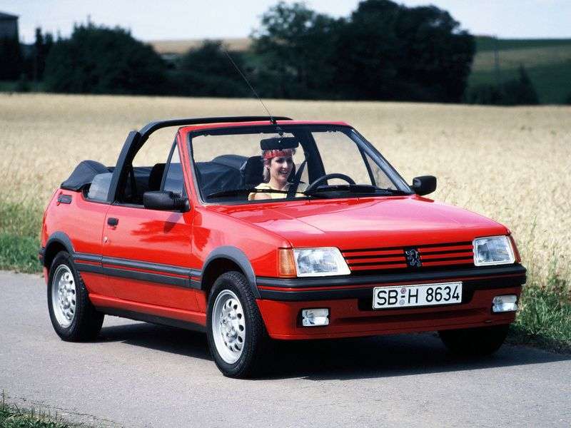 Peugeot 205 kabriolet pierwszej generacji 1.9 MT (1987 1994)