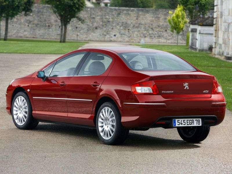 Peugeot 407 1st generation [restyled] 1.8 MT sedan (2008–2010)