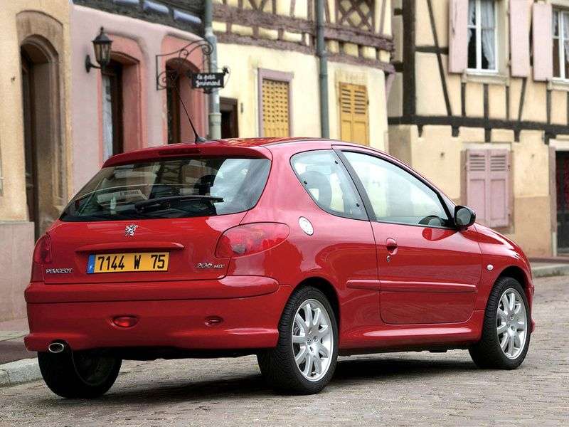 Peugeot 206 hatchback pierwszej generacji 3 drzwiowy 1.4 MT HDi (2002 2005)