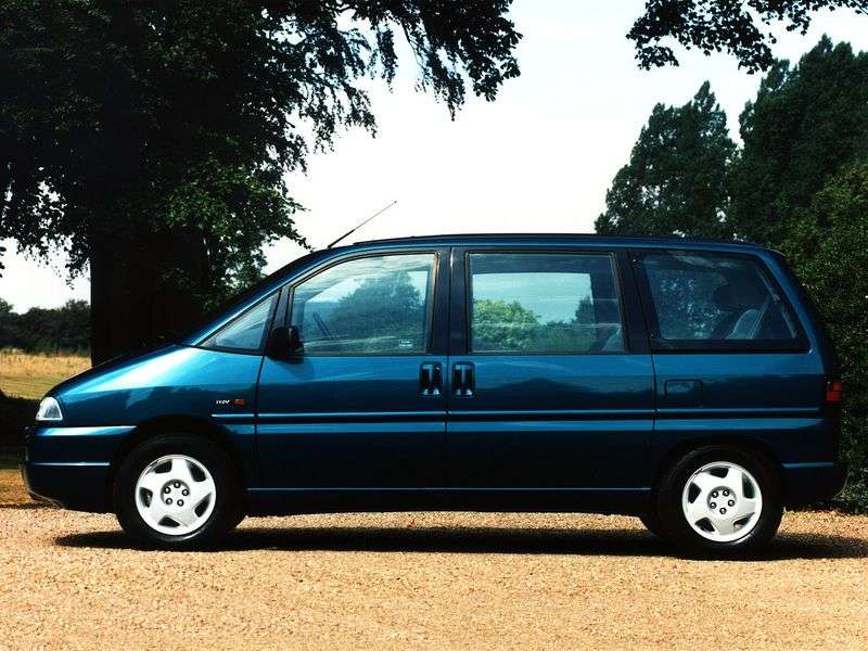 Peugeot 806 221 [restyled] minivan 2.0 MT (1999–2000)