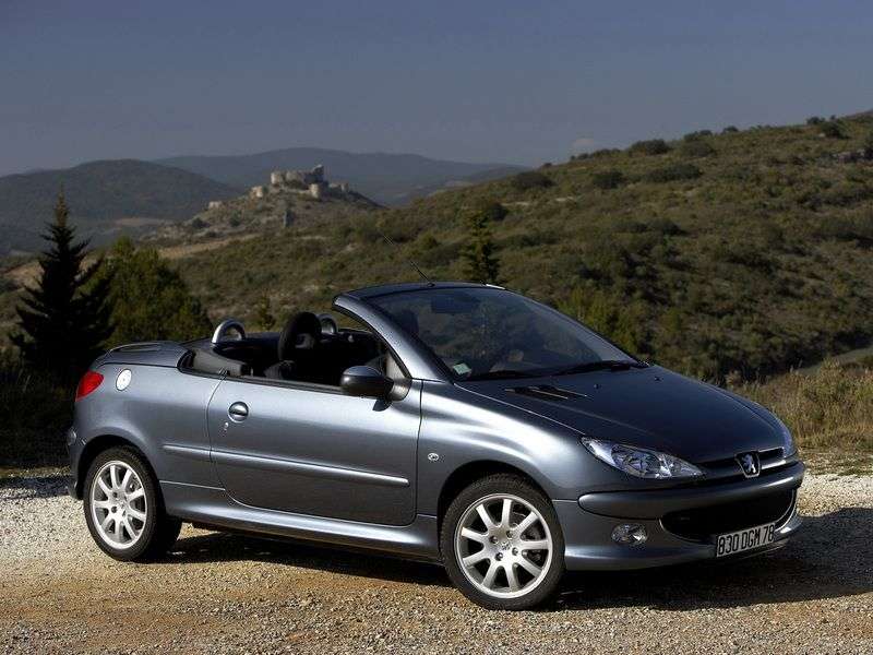 Peugeot 206 1st generation 2.0 MT convertible (2001–2007)