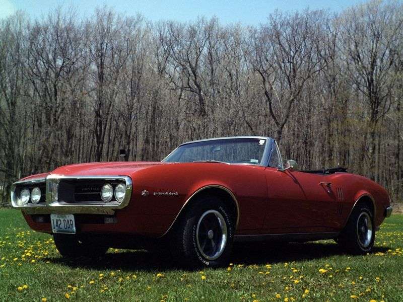 Pontiac Firebird 1st generation 6.6 MT convertible (1967–1967)