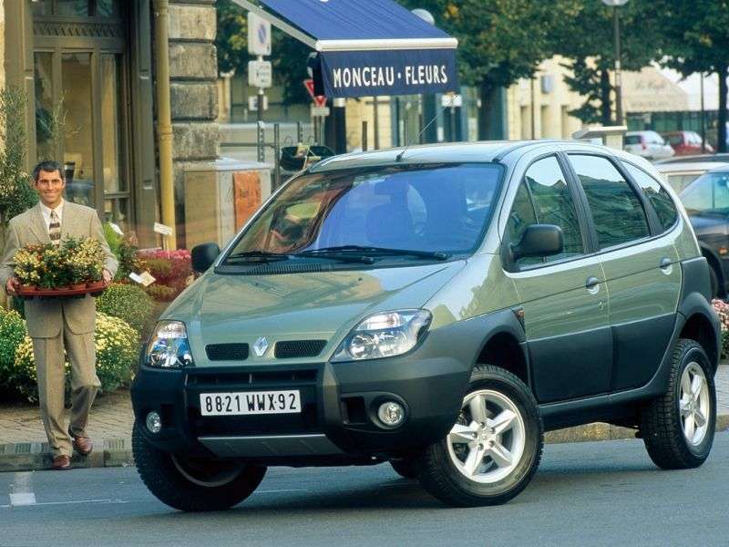 Renault Scenic 1. generacji [zmiana stylizacji] RX4 minivan 5 drzwiowy. 2.0 16 v MT 4WD (1999 2003)
