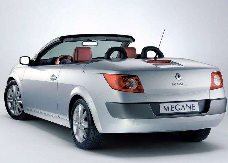 Renault Megane 2nd generation convertible 2.0 T MT (2004–2006)