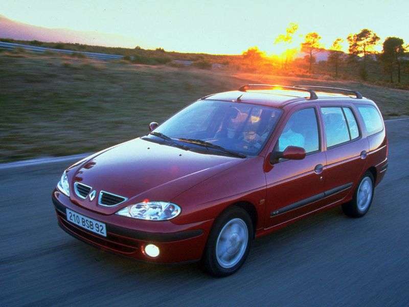 Renault Megane 1st generation [restyled] wagon 1.4 MT (1999–2003)