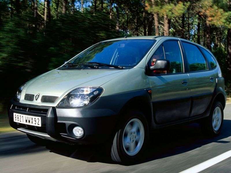 Renault Scenic 1st generation [restyled] RX4 minivan 5 dv. 2.0 16v MT 4WD (1999–2003)