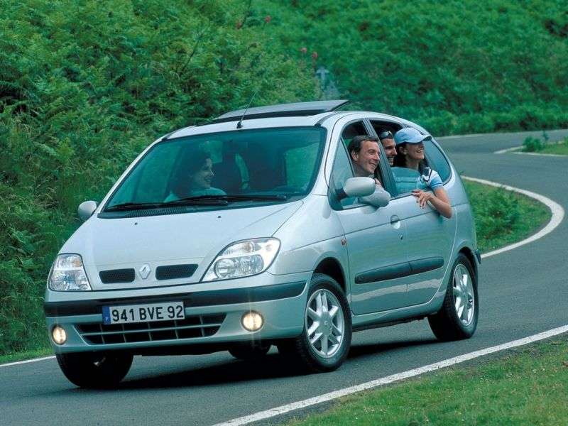 Renault Scenic 5 drzwiowy minivan pierwszej generacji [zmiana stylizacji]. 1.8 16 v MT (2001 2003)
