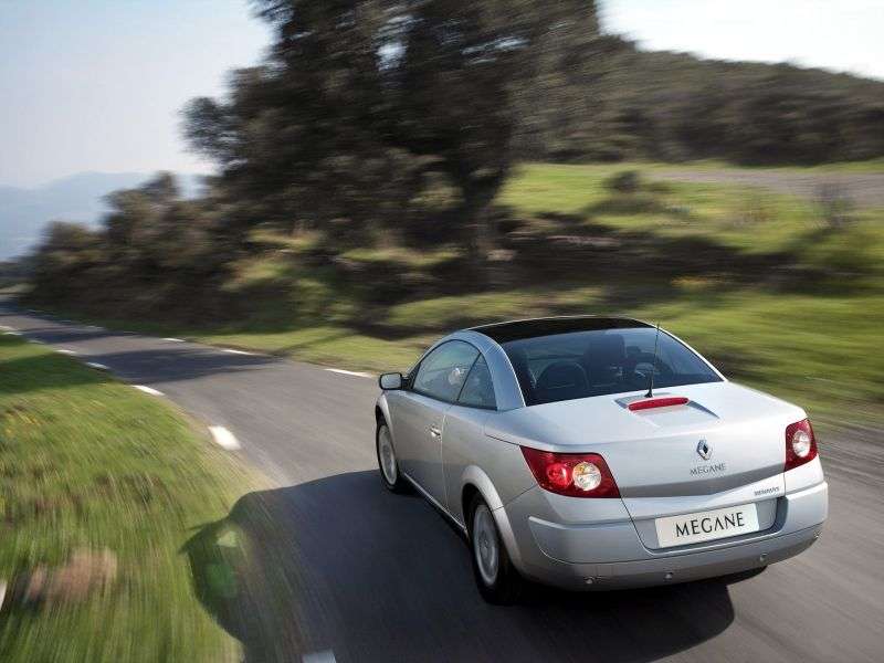 Renault Megane 2nd generation [restyling] 2.0 T MT convertible (2006–2009)