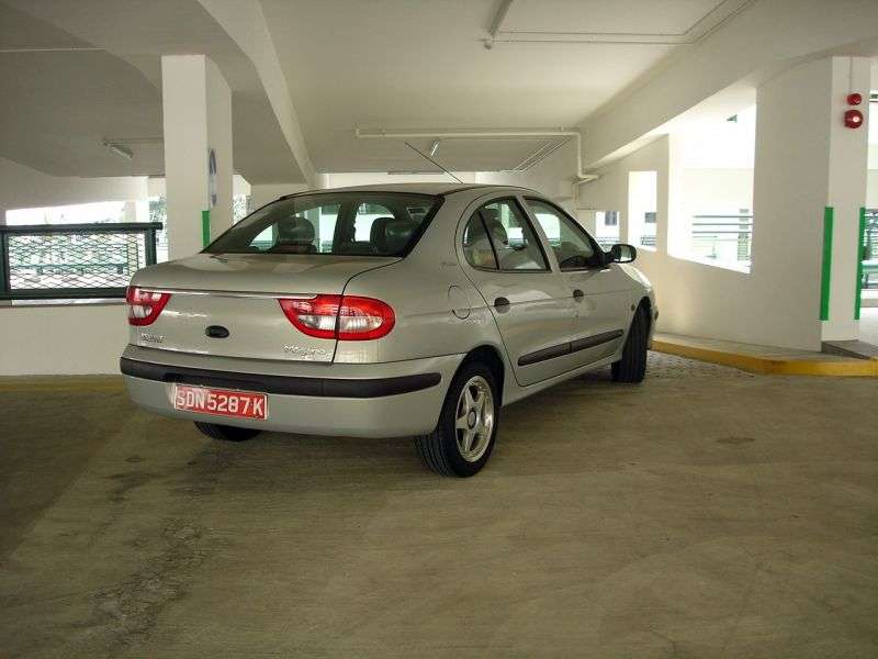 Renault Megane 1st generation [restyling] Classic Sedan 2.0 AT (1999–2003)