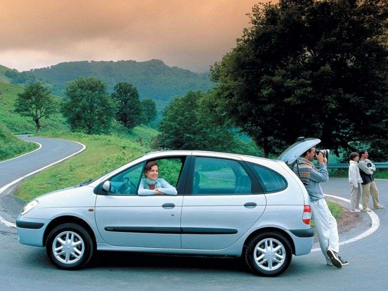Renault Scenic 5 drzwiowy minivan pierwszej generacji [zmiana stylizacji]. 1.6 16 v AT (1999 2003)