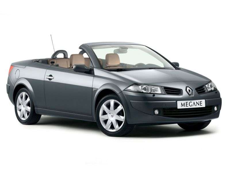 Renault Megane 2nd generation [restyling] 1.9 dCi MT convertible (2006–2009)