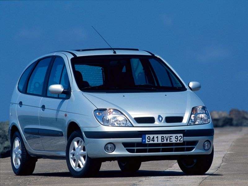Renault Scenic 5 drzwiowy minivan pierwszej generacji [zmiana stylizacji]. 1.4 16 v MT (1999 2003)