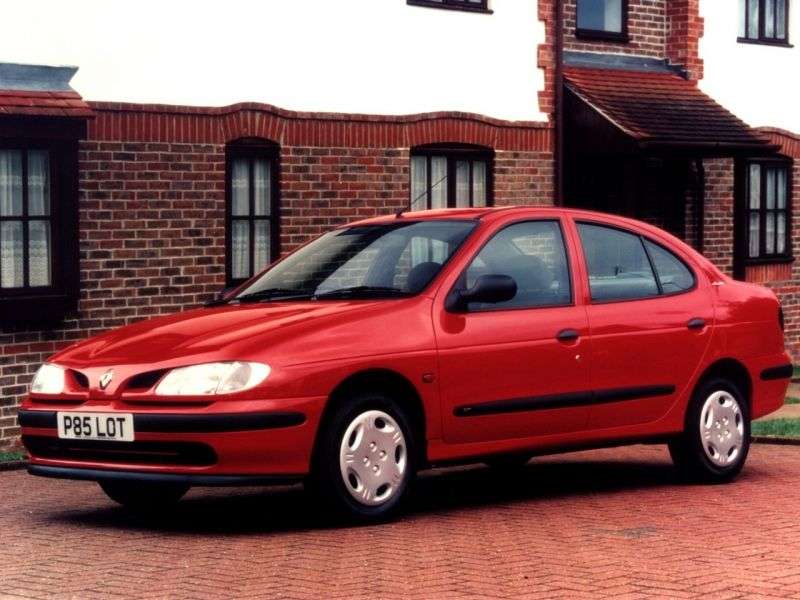Renault Megane 1st generation Classic Sedan 1.4 MT (1996–1999)