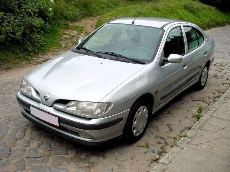 Renault Megane 1st generation Classic Sedan 1.6 MT (1996–1999)