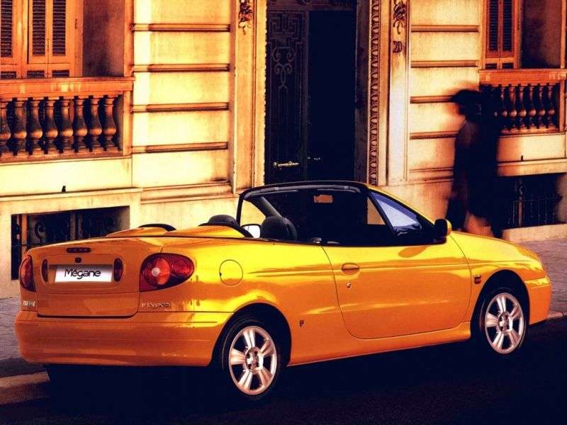 Renault Megane 1.generacja [zmiana stylizacji] kabriolet 1.4 MT (1999 2003)
