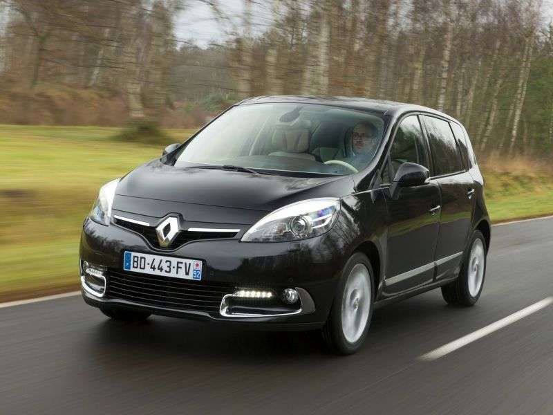 5 drzwiowy minivan Renault Scenic trzeciej generacji [druga zmiana stylizacji]. 1,6 MT Authentique (2013 obecnie)