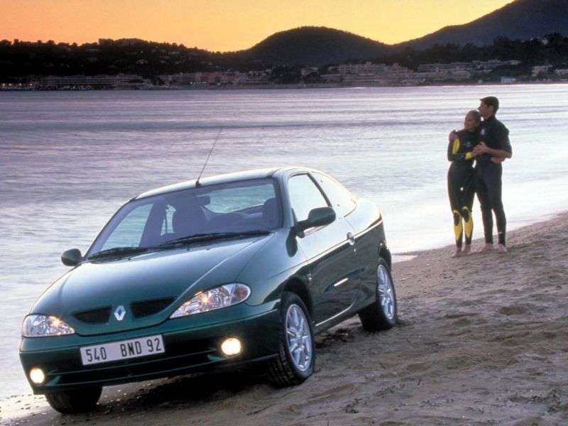 Renault Megane 1st generation [restyled] coupe 1.9 dTi MT (1999–2000)