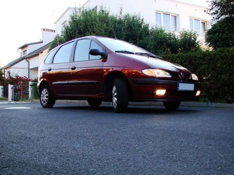 Renault Megane 1.generacja Scenic minivan 1.9 dTi MT (1997 1999)