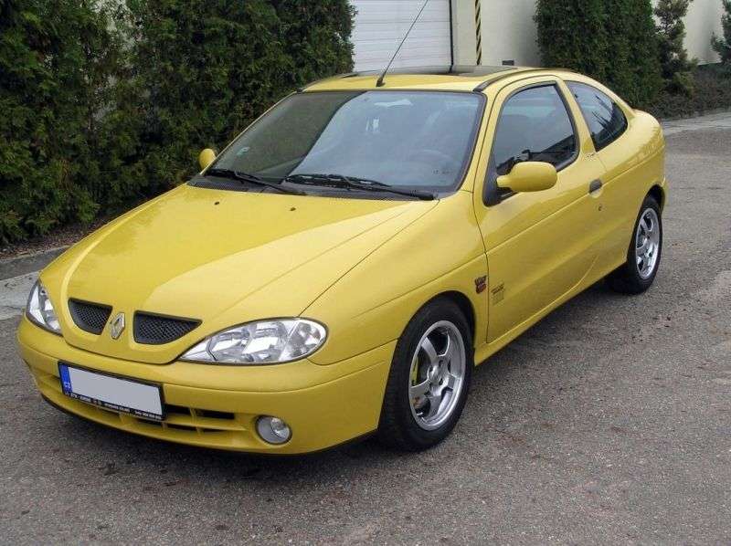 Renault Megane 1st generation [restyled] coupe 1.9 dTi MT (1999–2000)